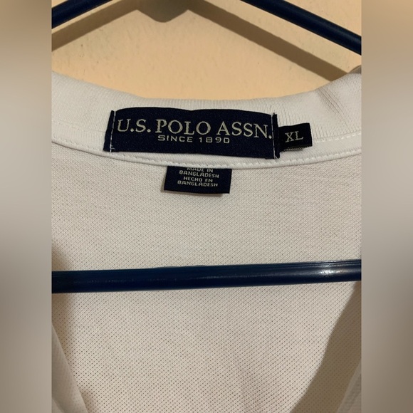 US Polo Assn. XL men’s polo shirt cotton white - Picture 6 of 6